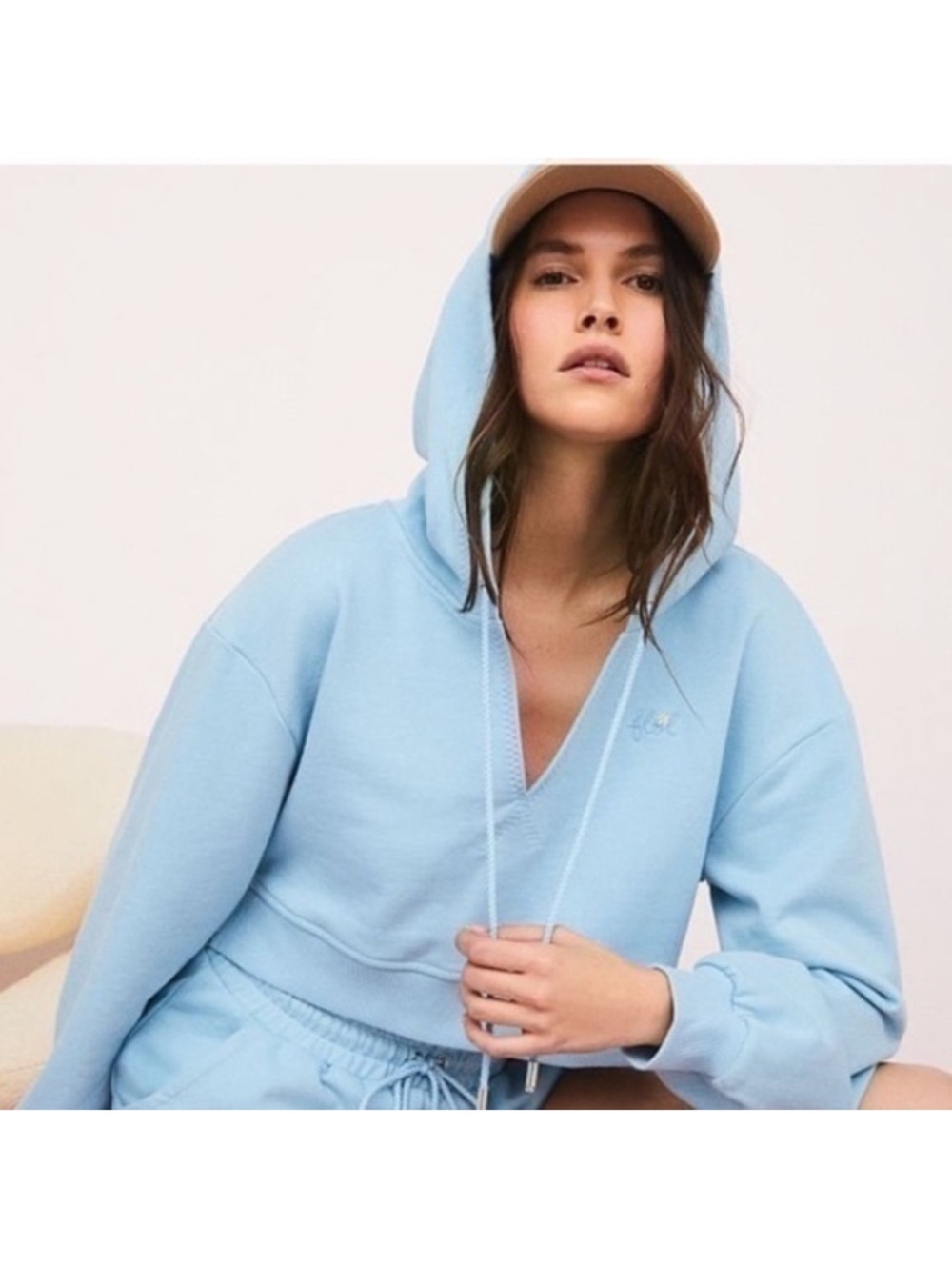 For love and lemons Harper cropped hoodie